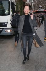 DAVINA MCCALL Out and About in London 01/08/2018
