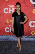 DAWN-LYEN GARDNER at The Chi Premiere in Los Angeles 01/03/2018