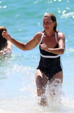 DEBORAH HUTTON in Swimsuit at Bronte Beach in Sydney 01/20/2018