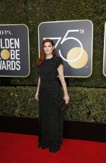 DEBRA MESSING at 75th Annual Golden Globe Awards in Beverly Hills 01/07/2018