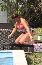 DEENA CORTESE in Bikini at a Pool in Miami 01/27/2018