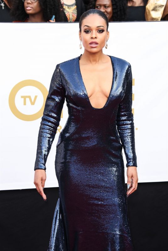 DEMETRIA MCKINNEY at 49th Naacp Image Awards in Pasadena 01/14/2018