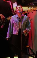 DEMI LOVATO Rehearses for New Year