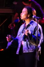 DEMI LOVATO Rehearses for New Year