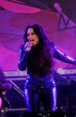 DEMI LOVATO Rings in 2018 Poolside at Fontainebleau on Miami Beach 12/31/2017