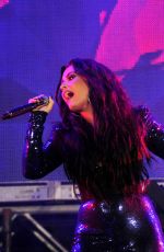 DEMI LOVATO Rings in 2018 Poolside at Fontainebleau on Miami Beach 12/31/2017