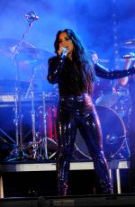 DEMI LOVATO Rings in 2018 Poolside at Fontainebleau on Miami Beach 12/31/2017