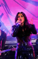 DEMI LOVATO Rings in 2018 Poolside at Fontainebleau on Miami Beach 12/31/2017