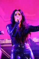 DEMI LOVATO Rings in 2018 Poolside at Fontainebleau on Miami Beach 12/31/2017