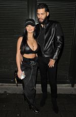 DEMI ROSE MAWBY and DJ Chris Martinez at Fabric Club in London 01/28/2018
