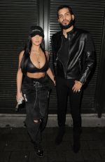 DEMI ROSE MAWBY and DJ Chris Martinez at Fabric Club in London 01/28/2018