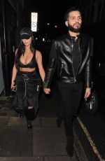 DEMI ROSE MAWBY and DJ Chris Martinez at Fabric Club in London 01/28/2018