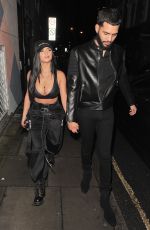 DEMI ROSE MAWBY and DJ Chris Martinez at Fabric Club in London 01/28/2018