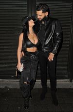 DEMI ROSE MAWBY and DJ Chris Martinez at Fabric Club in London 01/28/2018