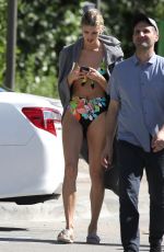 DEVON WINDSOW in Bikini Takes a Break During a Photoshoot in Miami 01/16/2018