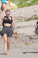 DIANE KRUGER and Norman Reedus at a Beach in Costa Rica 01/02/2018