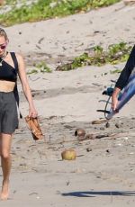DIANE KRUGER and Norman Reedus at a Beach in Costa Rica 01/02/2018