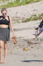 DIANE KRUGER and Norman Reedus at a Beach in Costa Rica 01/02/2018