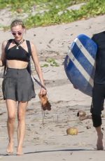 DIANE KRUGER and Norman Reedus at a Beach in Costa Rica 01/02/2018