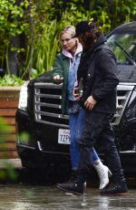 DIANE KRUGER and Norman Reedus Leaves Four Season Hotel in Los Angeles 01/09/2018