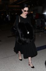 DITA VON TEESE at LAX Airport in Los Angeles 01/30/2018