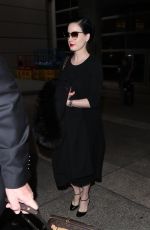 DITA VON TEESE at LAX Airport in Los Angeles 01/30/2018