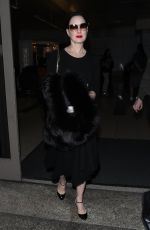 DITA VON TEESE at LAX Airport in Los Angeles 01/30/2018