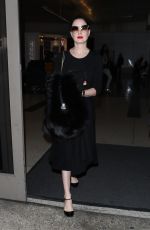 DITA VON TEESE at LAX Airport in Los Angeles 01/30/2018