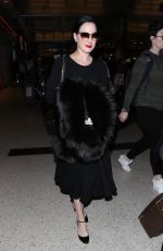 DITA VON TEESE at LAX Airport in Los Angeles 01/30/2018