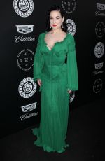 DITA VON TEESE at The Art of Elysium Heaven in Los Angeles 01/06/2018