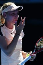 DONNA VEKIC at Australian Open Tennis Tournament in Melbourne 01/18/2018