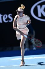 DONNA VEKIC at Australian Open Tennis Tournament in Melbourne 01/18/2018
