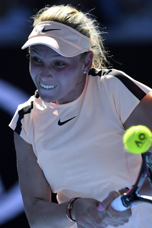 DONNA VEKIC at Australian Open Tennis Tournament in Melbourne 01/18/2018