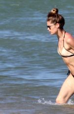 DOUTZEN KROES and Pregnant CANDICE SWANEPOEL in Bikinis at Espelho Beach in Bbahia 01/06/2018