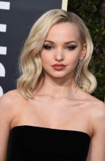 DOVE CAMERON at 75th Annual Golden Globe Awards in Beverly Hills 01/07/2018