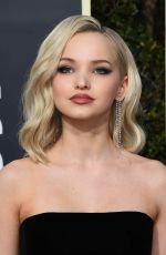 DOVE CAMERON at 75th Annual Golden Globe Awards in Beverly Hills 01/07/2018