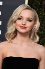 DOVE CAMERON at 75th Annual Golden Globe Awards in Beverly Hills 01/07/2018