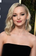 DOVE CAMERON at 75th Annual Golden Globe Awards in Beverly Hills 01/07/2018