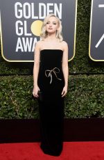 DOVE CAMERON at 75th Annual Golden Globe Awards in Beverly Hills 01/07/2018