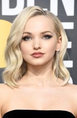 DOVE CAMERON at 75th Annual Golden Globe Awards in Beverly Hills 01/07/2018