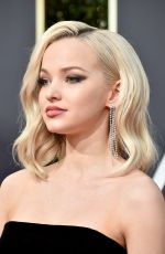 DOVE CAMERON at 75th Annual Golden Globe Awards in Beverly Hills 01/07/2018