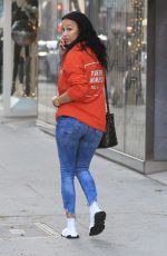 DRAYA MICHELE Out Shopping on Rodeo Drive in Beverly Hills 01/05/2018
