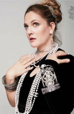 DREW BARRYMORE in Instyle Magazine, February 2018 Issue