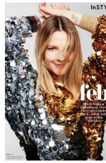 DREW BARRYMORE in Instyle Magazine, February 2018 Issue