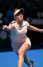 ELINA SVITOLINA at Australian Open Tennis Tournament in Melbourne 01/17/2018