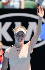ELINA SVITOLINA at Australian Open Tennis Tournament in Melbourne 01/17/2018