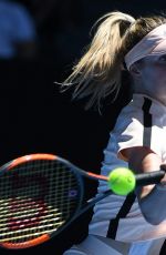 ELINA SVITOLINA at Australian Open Tennis Tournament in Melbourne 01/19/2018