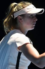 ELINA SVITOLINA at Australian Open Tennis Tournament in Melbourne 01/19/2018