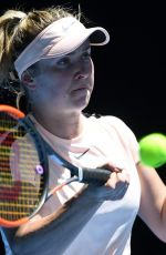 ELINA SVITOLINA at Australian Open Tennis Tournament in Melbourne 01/19/2018