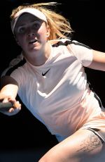 ELINA SVITOLINA at Australian Open Tennis Tournament in Melbourne 01/23/2018